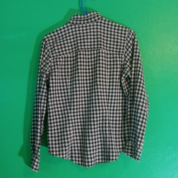 Dockers Black White Cotton Long Sleeve Button Down Shirt - Picture 2 of 7